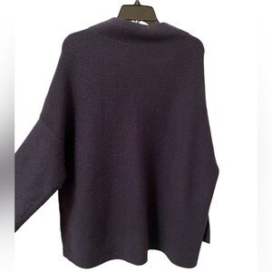 Maison Jules turtle neck dark blue sweater, size L